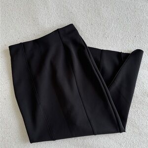 H&M Pencil Skirt Stretchy Black Midi Slip Skirt Size 2 Great Condition